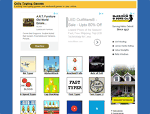 Tablet Screenshot of onlytypinggames.com